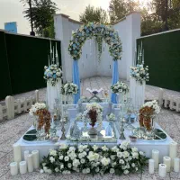 گلارایی،بادکنک آرایی،دیزاین مجالس بله برون،عقد