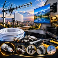 نصب و تنظیم آنتن و گیرنده / نصاب براکت و TV