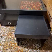 میز وسط مبل کشو دار با ۲ میز|مبلمان خانگی و میز عسلی|تهران, شهرک محلاتی|دیوار