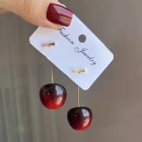 گوشواره گیلاسی پینترستی