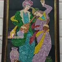 تابلو پولک دوزی (منجق دوزی) زیبا