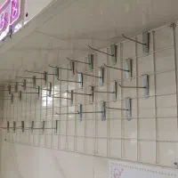 استند توری، آویز مشبک شطرنجی، بهمراه شاخک رگال
