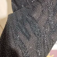 ماکسی بلند مشکی یقه هفت دلبر