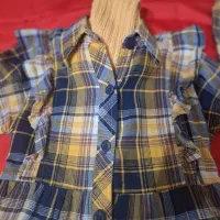 پیراهن کشمیری عروسکی دخترانه کمر چین دار برند|کفش و لباس بچه|خرم‌آباد, |دیوار