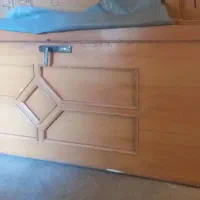 درب چوبی راش طرح دار