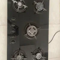 گاز رومیزی شیشه ای پنج شعله