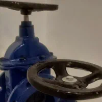 شیر فلکه کشویی آهنی سالم