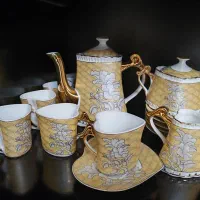 سرویس قهوه خوری۱۷ پارچه خارجی نو