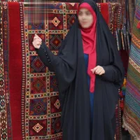 چادر مشکی جده عربی دانشجویی ملی گلدوزی و سنگدوزی|لباس|رفسنجان, |دیوار