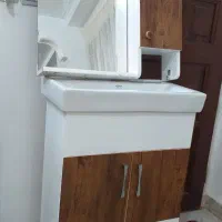 آینه باکس روشویی کمدار pvc