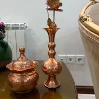 قندان و گلدان مسی