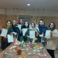 آموزش حضوری سنگ مصنوعی /شمع سازی