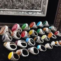 سی عدد انگشتر نقره حراج بمدت یک روز