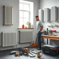 نصب رادیاتور پمپ شیرالات و لوله‌کشی رفع نشتی0تا100|خدمات پیشه و مهارت|تبریز, |دیوار