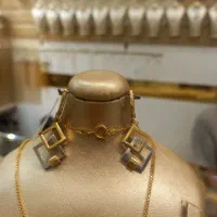 نیم ست  النگو آینه ای آویز ساعت|جواهرات|قم, حنیف نژاد|دیوار