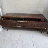 میز تلویزیون چوبی