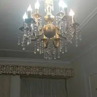 لوستر|لوستر و چراغ آویز|میانه, |دیوار