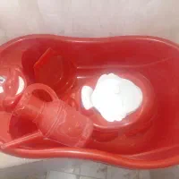 سرویس لگن نوزاد روروئک کهریر و کاور مبل پارچه ای