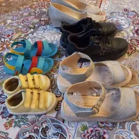 فروش چند جفت کفش تمیز بدون پارگی و کم استفاده شده|کیف، کفش، کمربند|باغ ملک, |دیوار