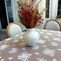 گلدان سفالی طرح پتینه