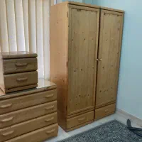 کمد و دراور تمام چوب|تخت و سرویس خواب|شاهین‌شهر, مخابرات (شهید بهشتی)|دیوار