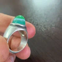 انگشتر باباقوری با سنگ خاص و رکاب دست ساز|جواهرات|فولادشهر, B5|دیوار