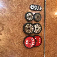 یک عدد هالتر و ۱۰ عدد دمبل