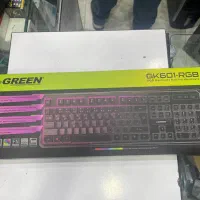 کیبورد گیمینگ گرین مدلGK601-RGBبا سیم نورپردازیRGB