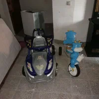 ماشین شارژی و سه چرخه و رو روک بچه