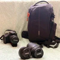 پک کامل دوربین عکاسی canon- کاملا نو