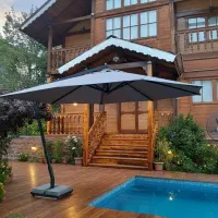 سایبان چتری پایه دار تاشو نوین مهر