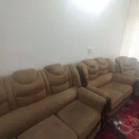 یک دست مبل هفت نفره به فروش میرسد|مبلمان خانگی و میز عسلی|تربتحیدریه, باغ سلطانی|دیوار