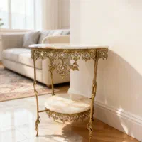 جشنواره میز کنارسالنی برنز(خاطره)ضمانتی(برنز برتر)|مبلمان خانگی و میز عسلی|کرمانشاه, |دیوار