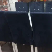 میز ناهار خوری ۶نفره در حد نو|میز و صندلی غذاخوری|پایین هولار, |دیوار