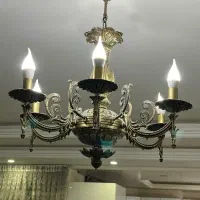 سه عدد لوستر المنیومی طرح برنج|لوستر و چراغ آویز|پاکدشت, پاکدشت (مامازند)|دیوار