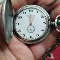 ساعت جیبی نقره بکر سالم