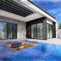 طراحی ویلا لاکچری -طراحی نما- طراحی نقشه -سه بعدی