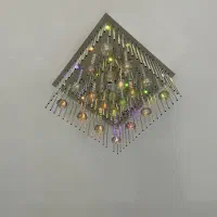 دو عدد لوستر سقفی اسپیکردار بلوتوثی در حد نو|لوستر و چراغ آویز|شیراز, شهرک گلدشت محمدی|دیوار