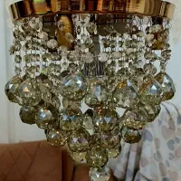 لوستر کریستالی  گرد|لوستر و چراغ آویز|خواف, |دیوار