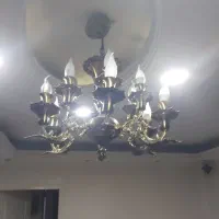 لوستر برنز ۶ شاخه کاملا سالم|لوستر و چراغ آویز|تهران, ابوذر|دیوار