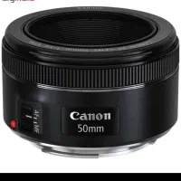 لنز کانن مدل EF 50mm f/1.8 STM + فیلتر لنز UV