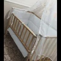 گهواره چوب نو کاکی