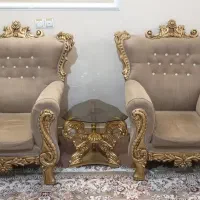 ۱۰ نفره تاج دار سلطنتی در حد نو|مبلمان خانگی و میز عسلی|قزوین, |دیوار