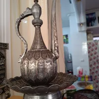 افتابه لگن نقش دار|کلکسیون اشیاء عتیقه|بیرجند, |دیوار