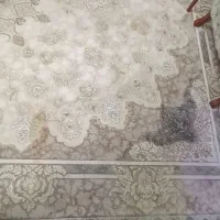 یک شانه فرش ۱۲متری کرم رنگ