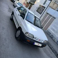 پراید صندوق دار شاسی سالم بدون رنگ