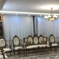 پرده حریر دو عدد ۲۸۰×۲۴۰یک عدد ۲۸۰× ۱۰۰ بدون پارگی