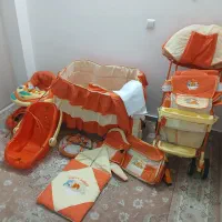 ست کامل کودک|کالسکه و لوازم جانبی|باقرشهر, |دیوار