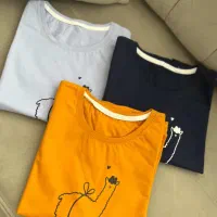 کراپ تیشرت نخ پنبه اعلا