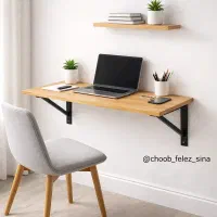 میز چوب و فلز کاربردی و کم‌جا